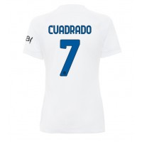 Echipament fotbal Inter Milan Juan Cuadrado #7 Tricou Deplasare 2023-24 pentru femei maneca scurta